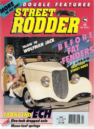STREET RODDER 1991 APR - BUGGY-SPRING UPGRADE, FRONT AXLE ID & ALIGNMENT